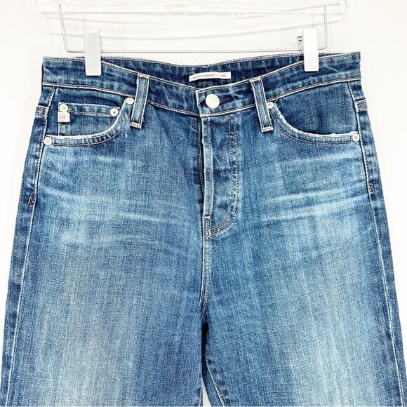 Alexa Chung for AG Sabine High Rise Straight Leg Jeans 28 Blue - Picture 4 of 6